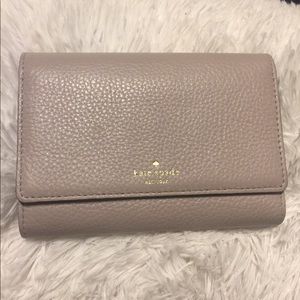 Kate Spade Callie Grey Street Pebbled Leather